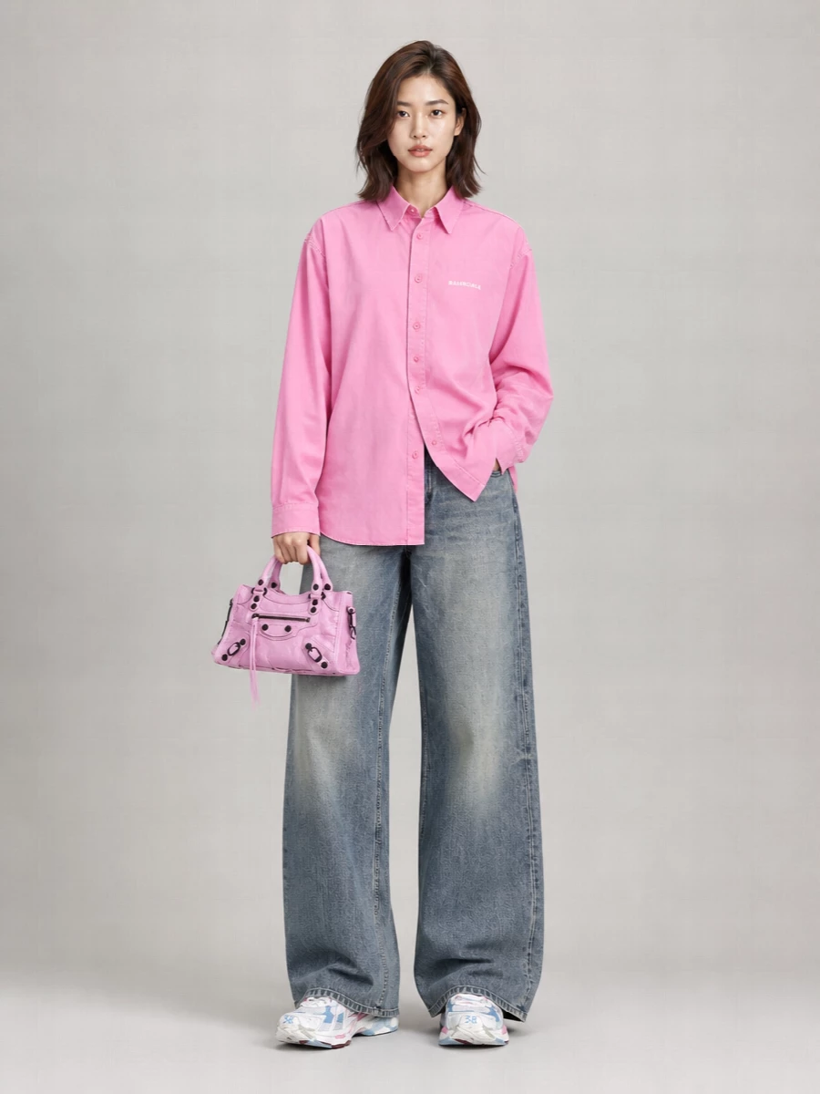Balenciaga Le City Mini Leather Cross-Body Bag