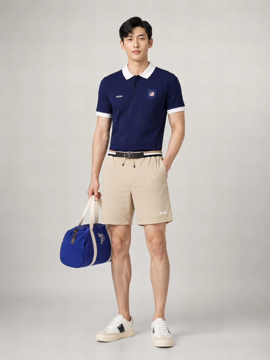 Boss Cotton Regular-Fit Polo Shirt