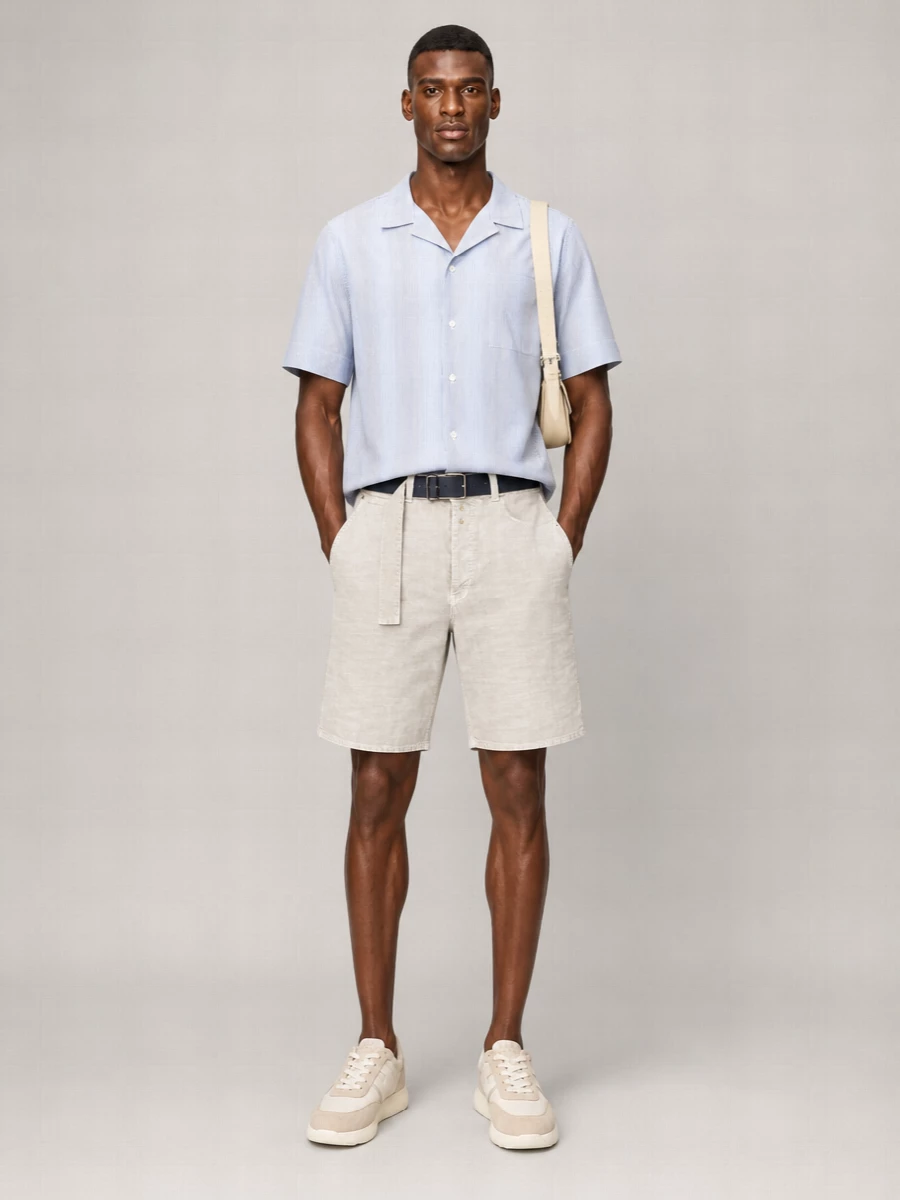 Haikure Cotton Chino Shorts