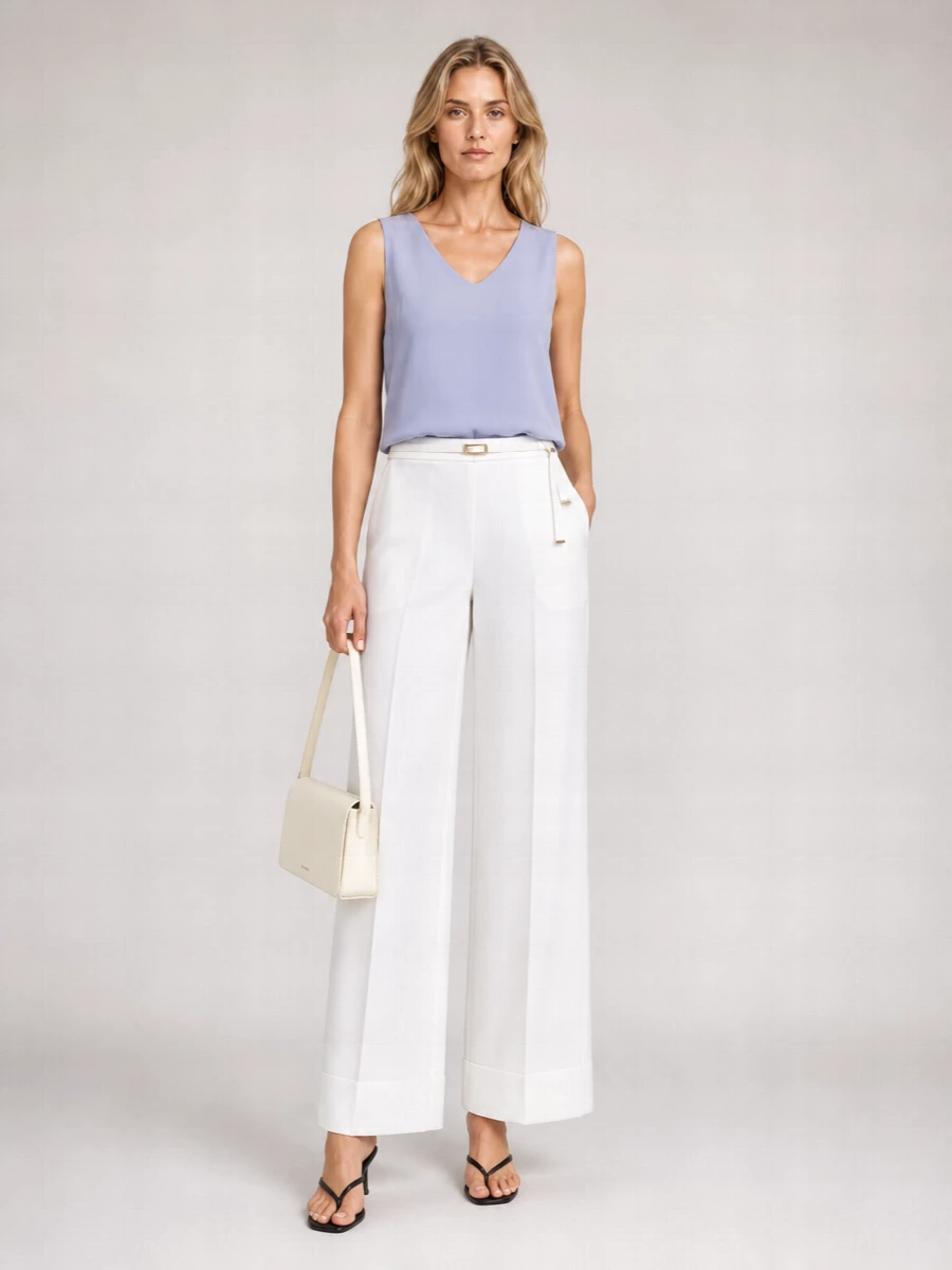 Herno Sleeveless V-Neck Blouse