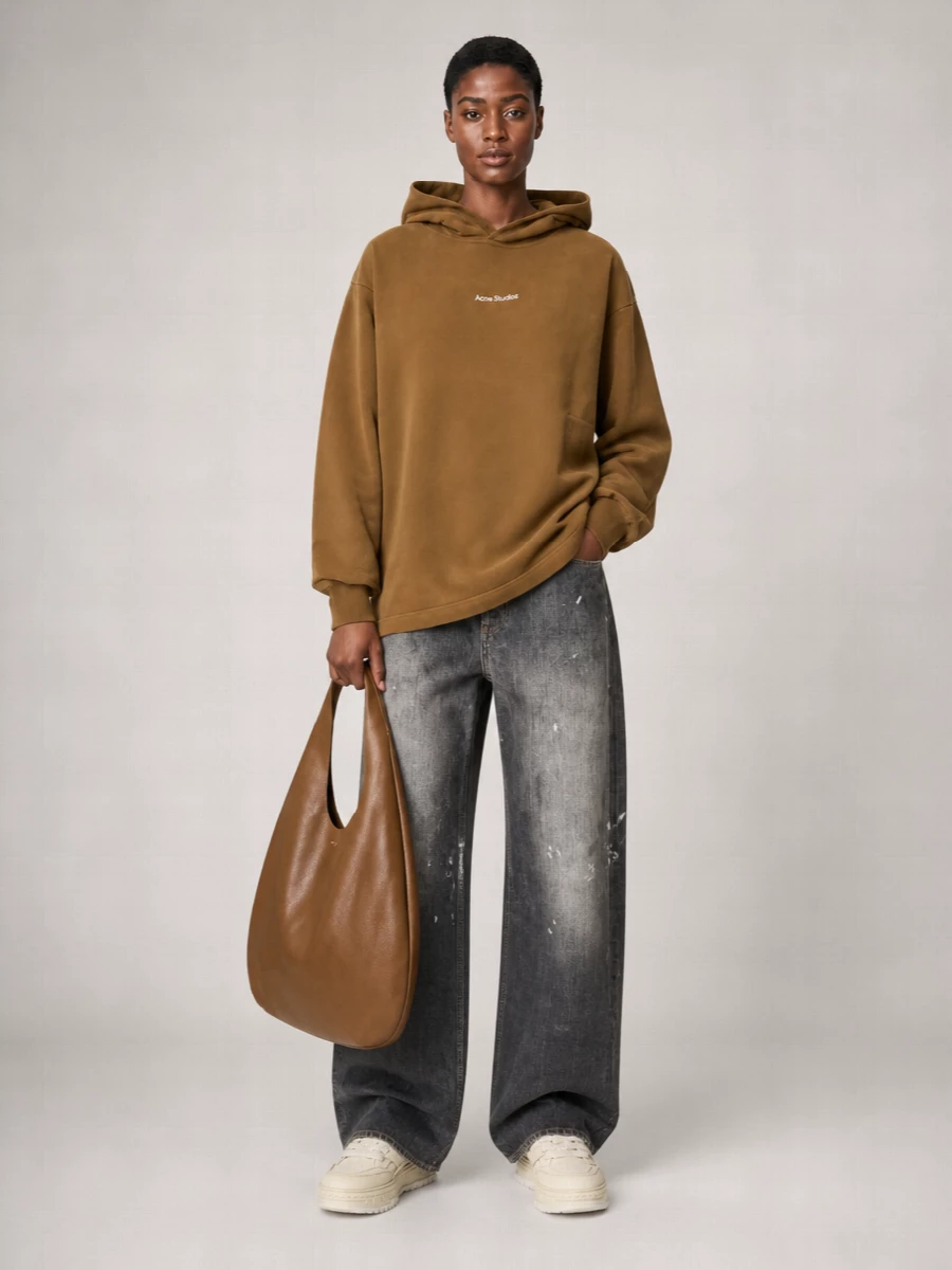 A.p.c. Neige Calf Leather Shoulder Bag