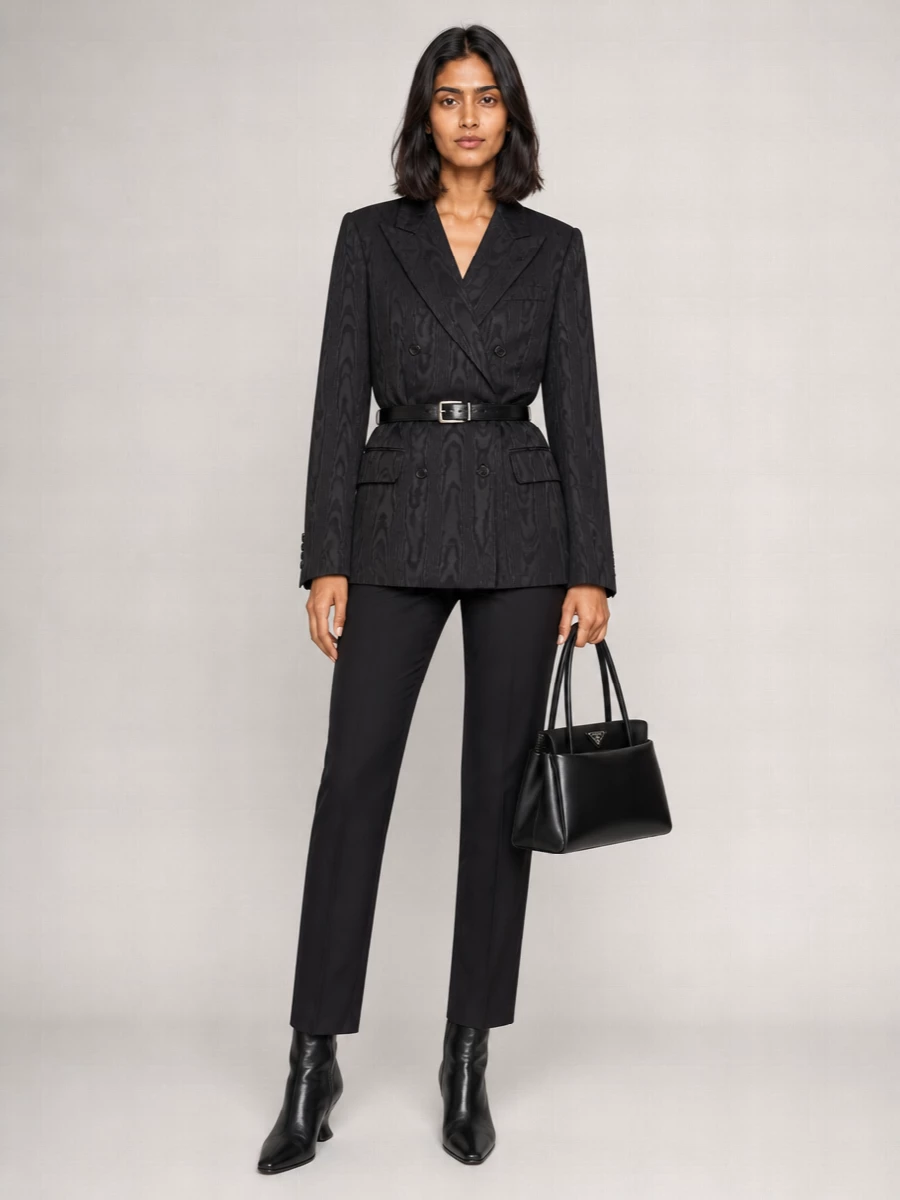 Dries Van Noten wool tailored trousers