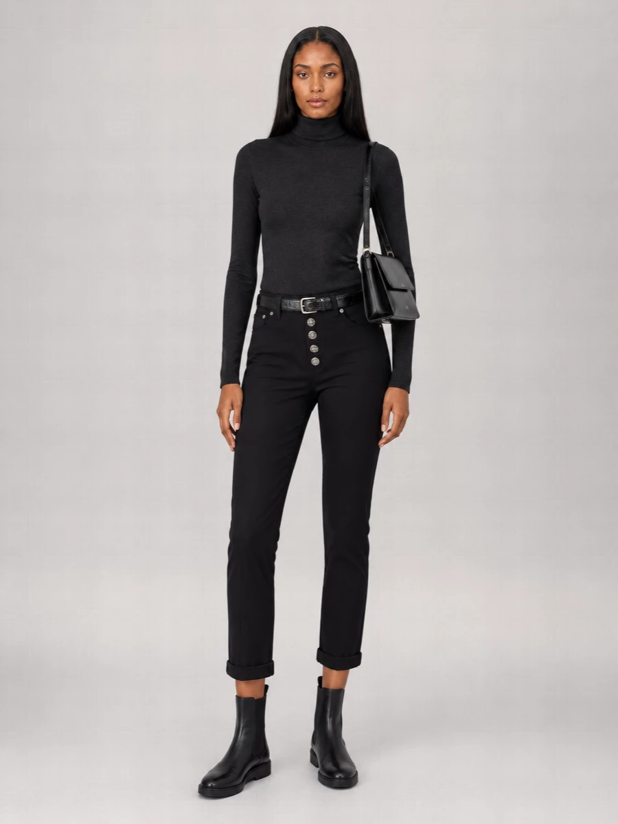 Dondup Cropped Slim-Fit Jeans