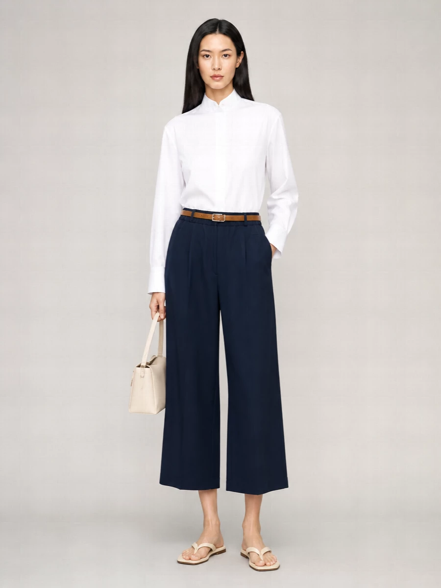 Semicouture Wide-Leg Trousers