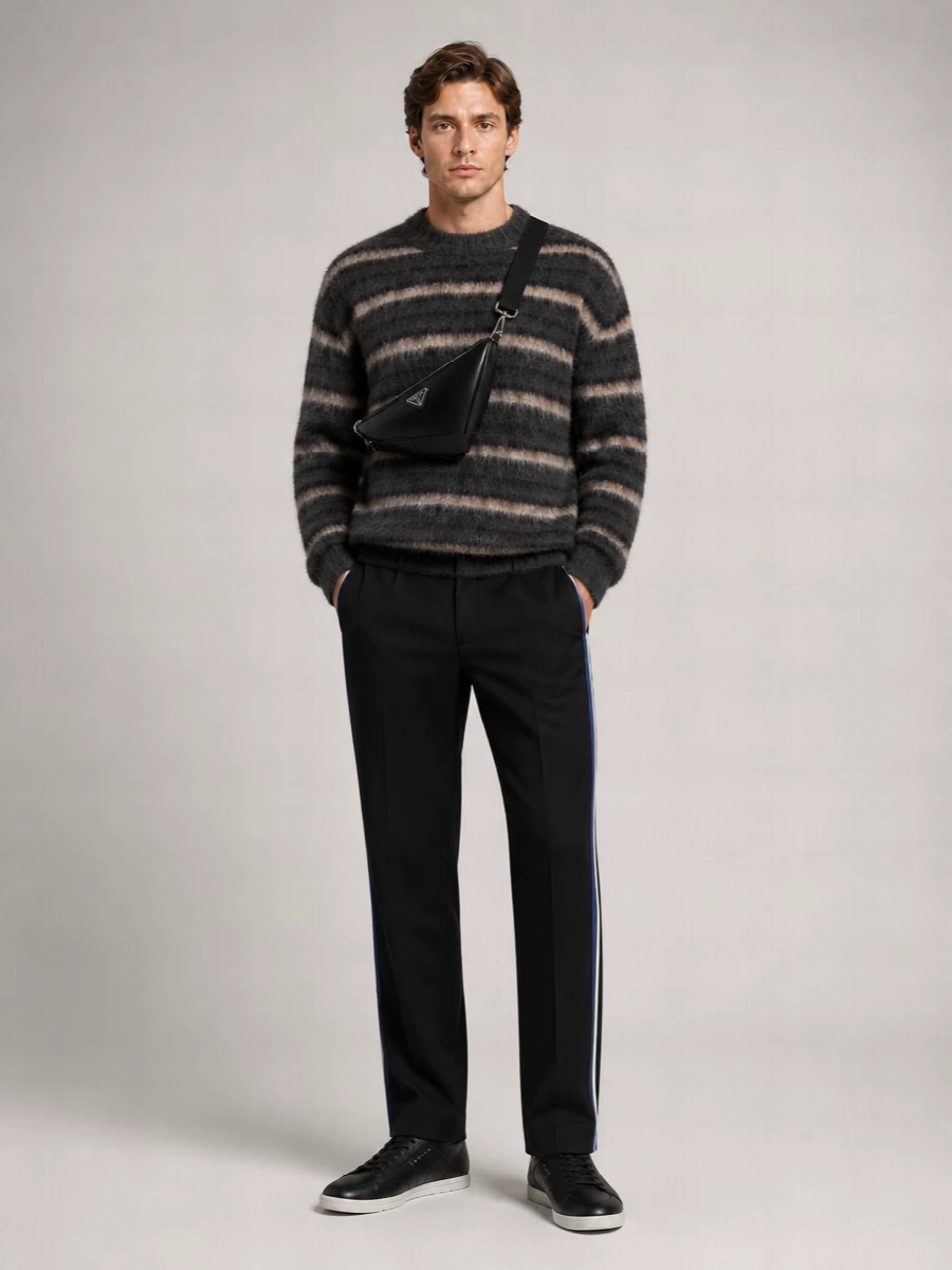 Marni Virgin Wool Straight-Leg Trousers