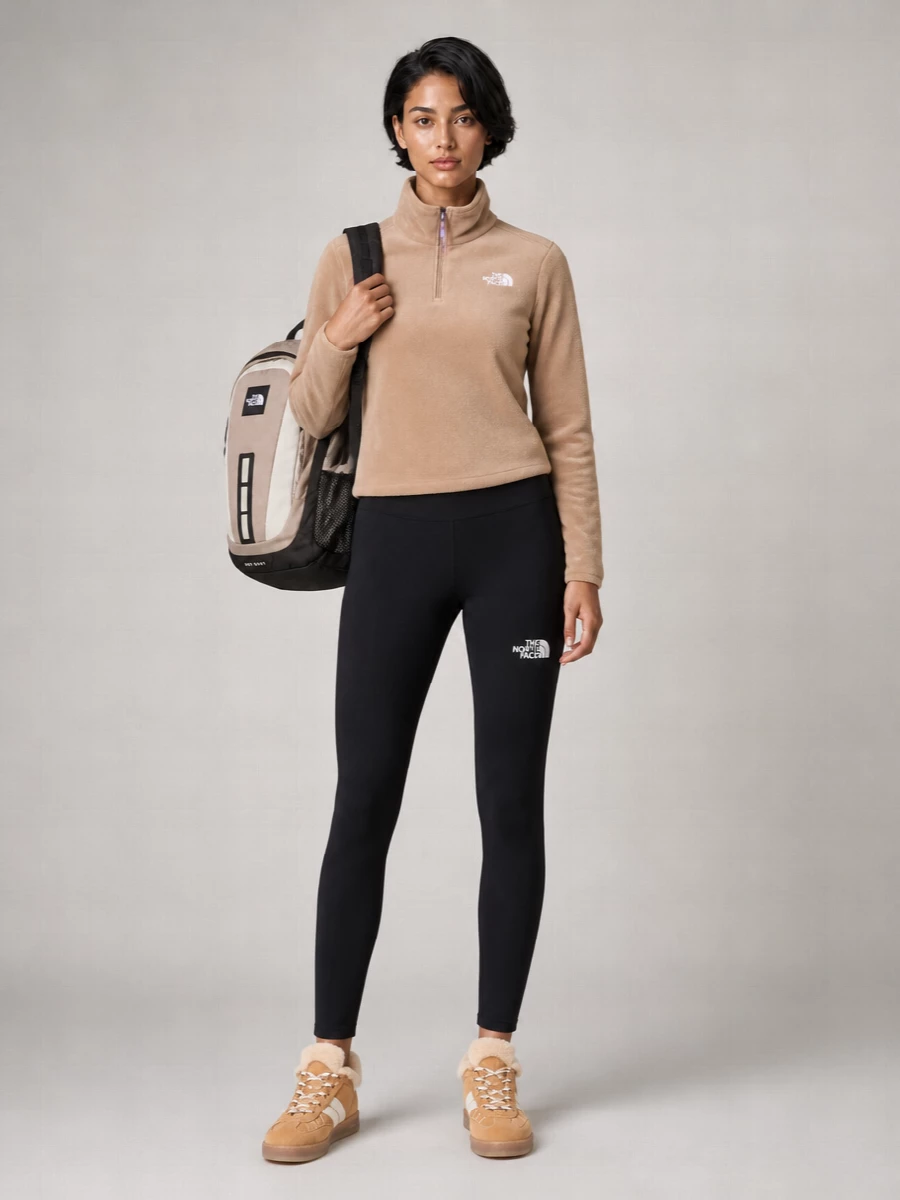 The North Face fleece quarter-zip jacket