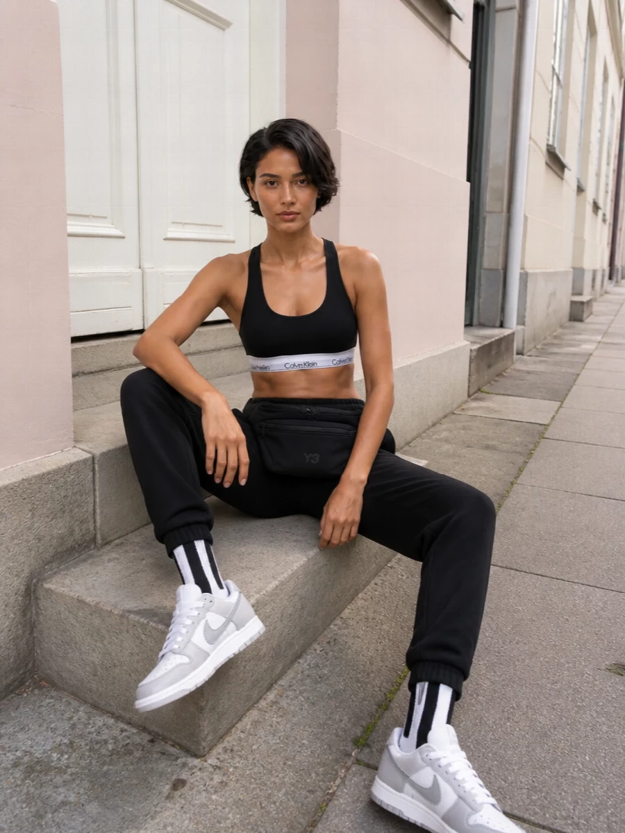 Calvin klein bralette joggers nike sneakers