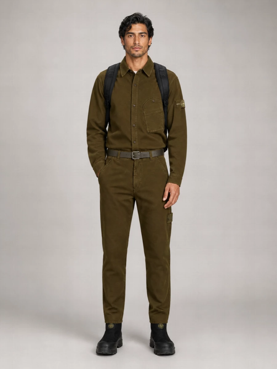 Stone Island regular straight-leg trousers