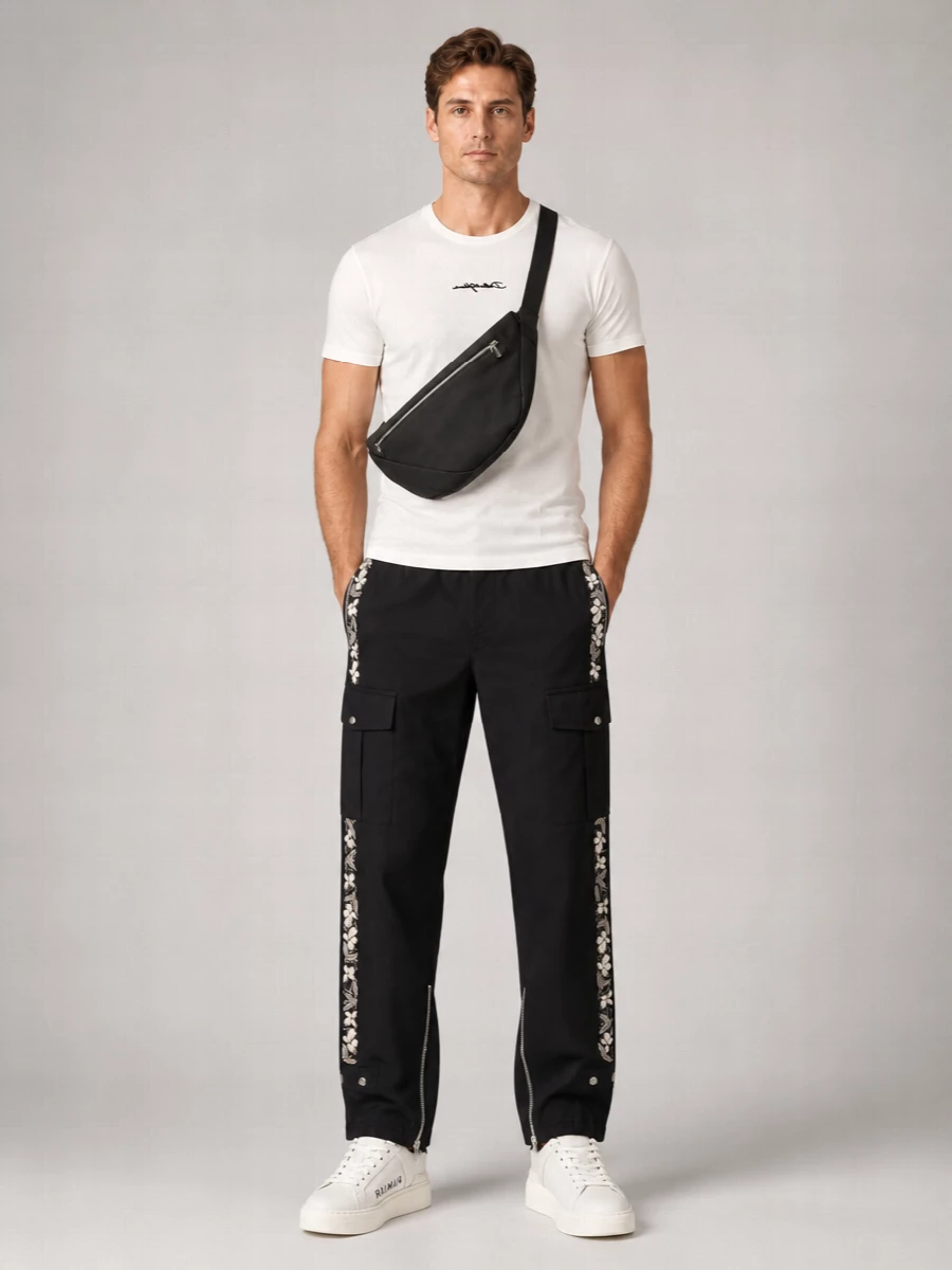 Balmain Leather B-Court Low-Top Sneakers