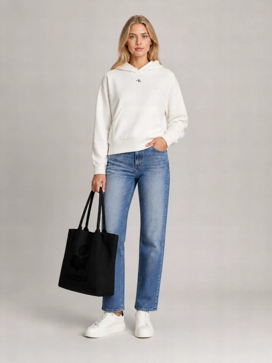 Calvin Klein Leather Lace-Up Sneakers