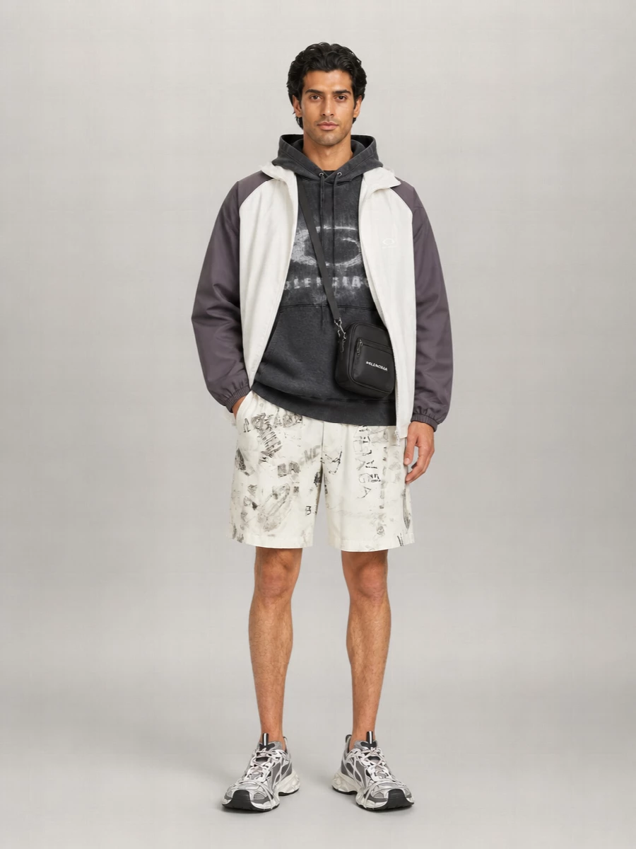 Balenciaga Nylon Raincoat