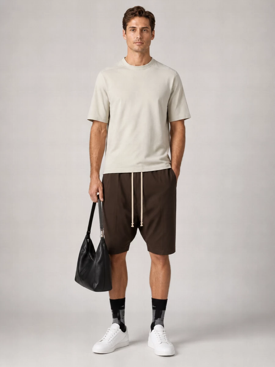 Rick Owens Cotton Short-Sleeve T-Shirt