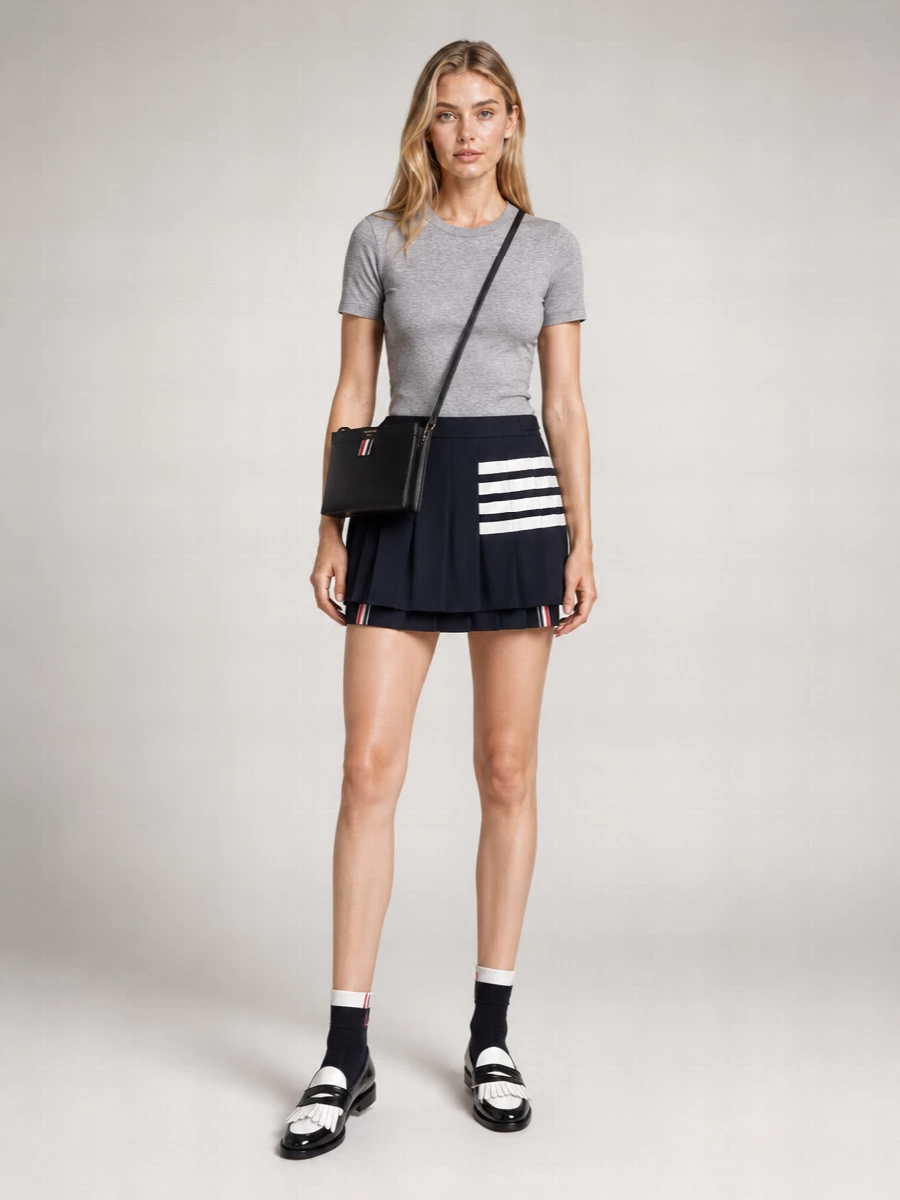 Thom Browne Cotton Relaxed-Fit Short-Sleeve T-Shirt