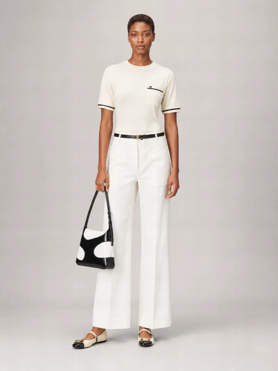 Ferragamo Cashmere Cotton T-Shirt