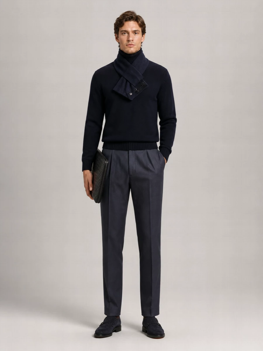 Zanone Virgin Wool Turtleneck Sweater