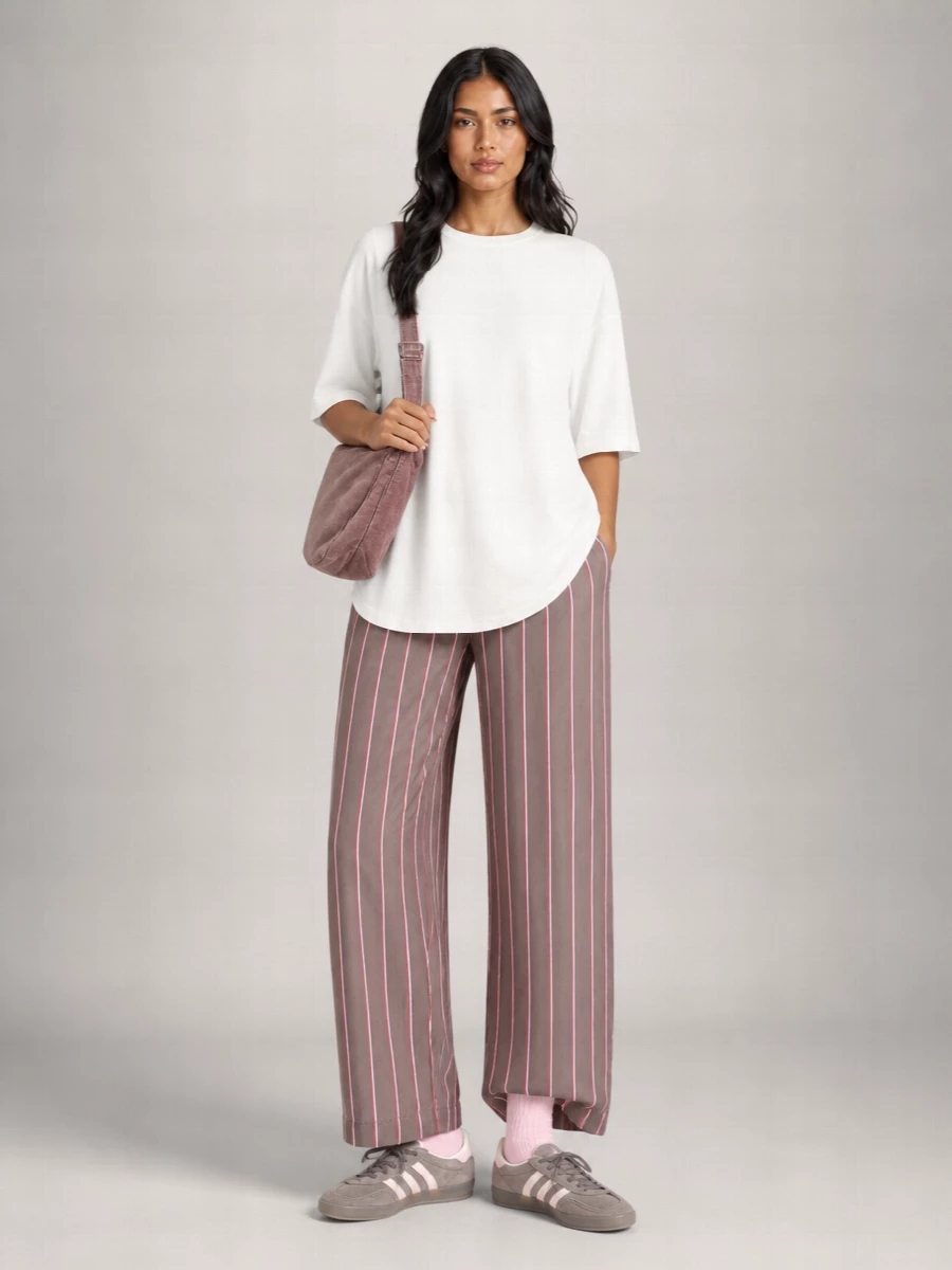The Frankie Shop Silk Wide-Leg Trousers
