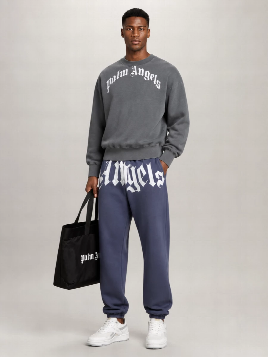 Palm Angels Cotton Loose-Fit Sweatpants