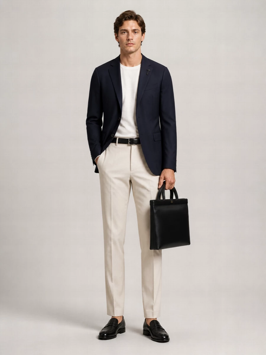 Lardini Virgin Wool Single Breasted Suit