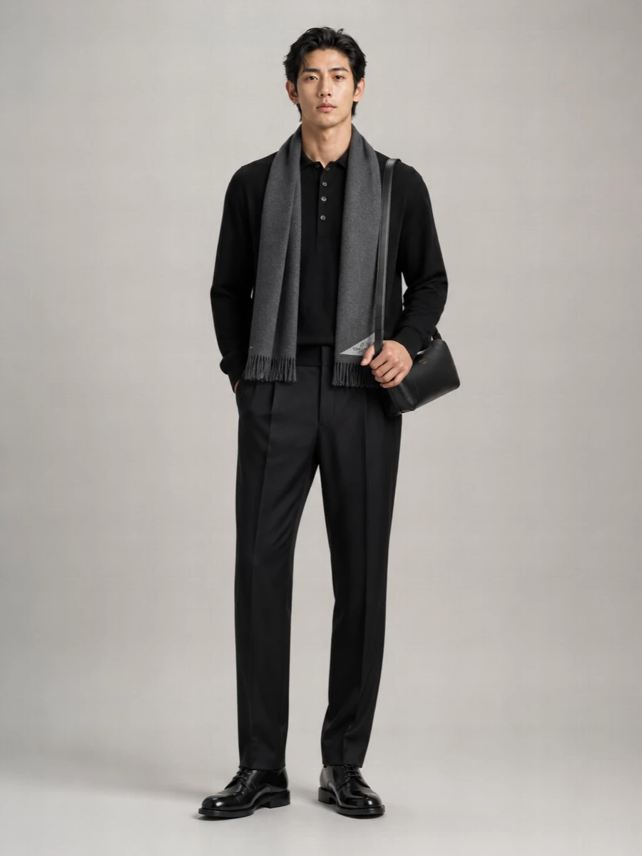 Dries Van Noten Merino Wool Polo Shirt