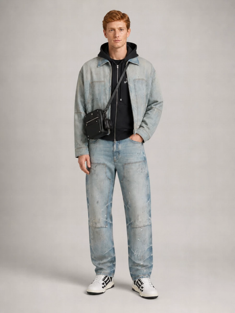 Amiri Denim Work Jacket