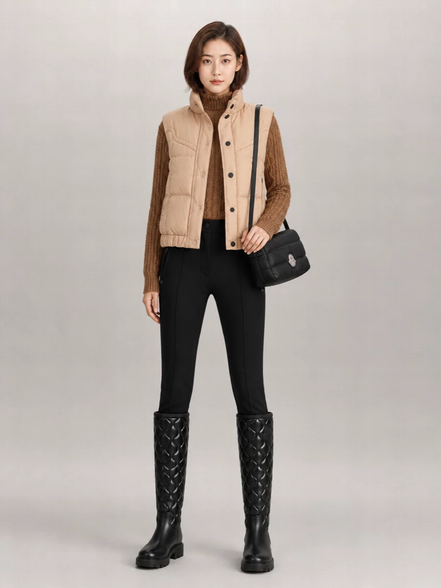 Moncler Grenoble down sleeveless puffer jacket
