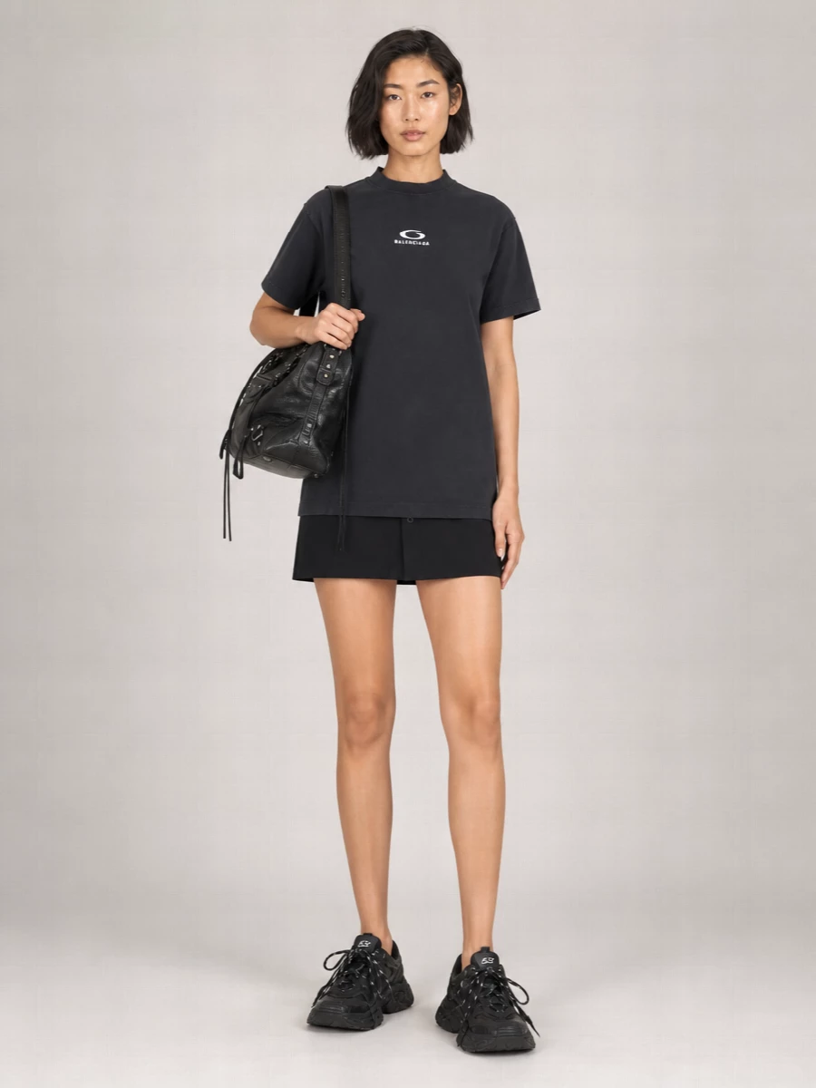 Balenciaga Mesh Panelled Low Top Sneakers