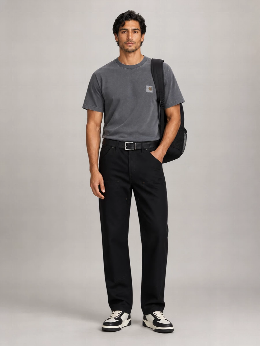 Carhartt Wip Organic Cotton Straight-Leg Trousers