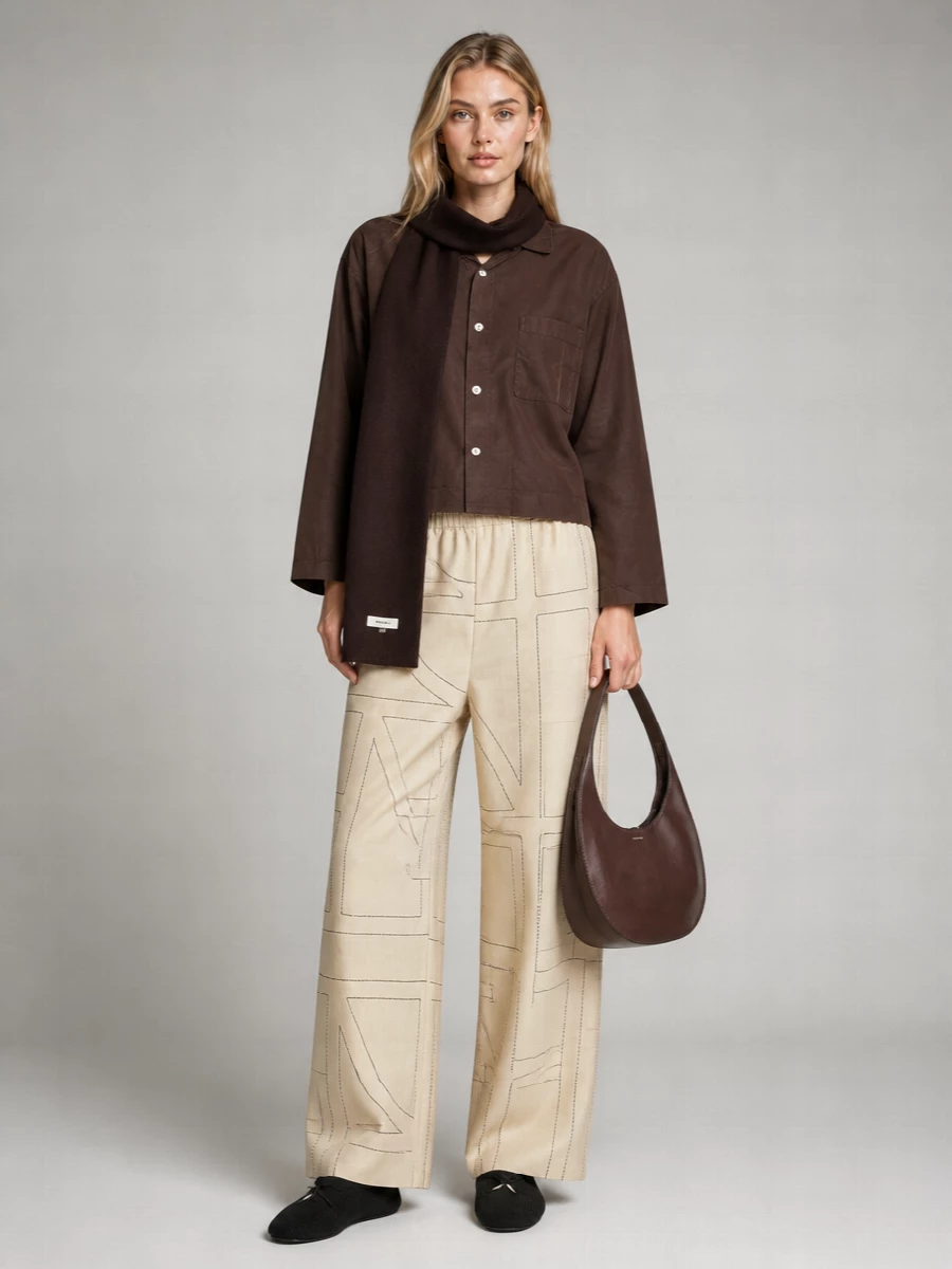 Tekla Cotton Poplin Shirt