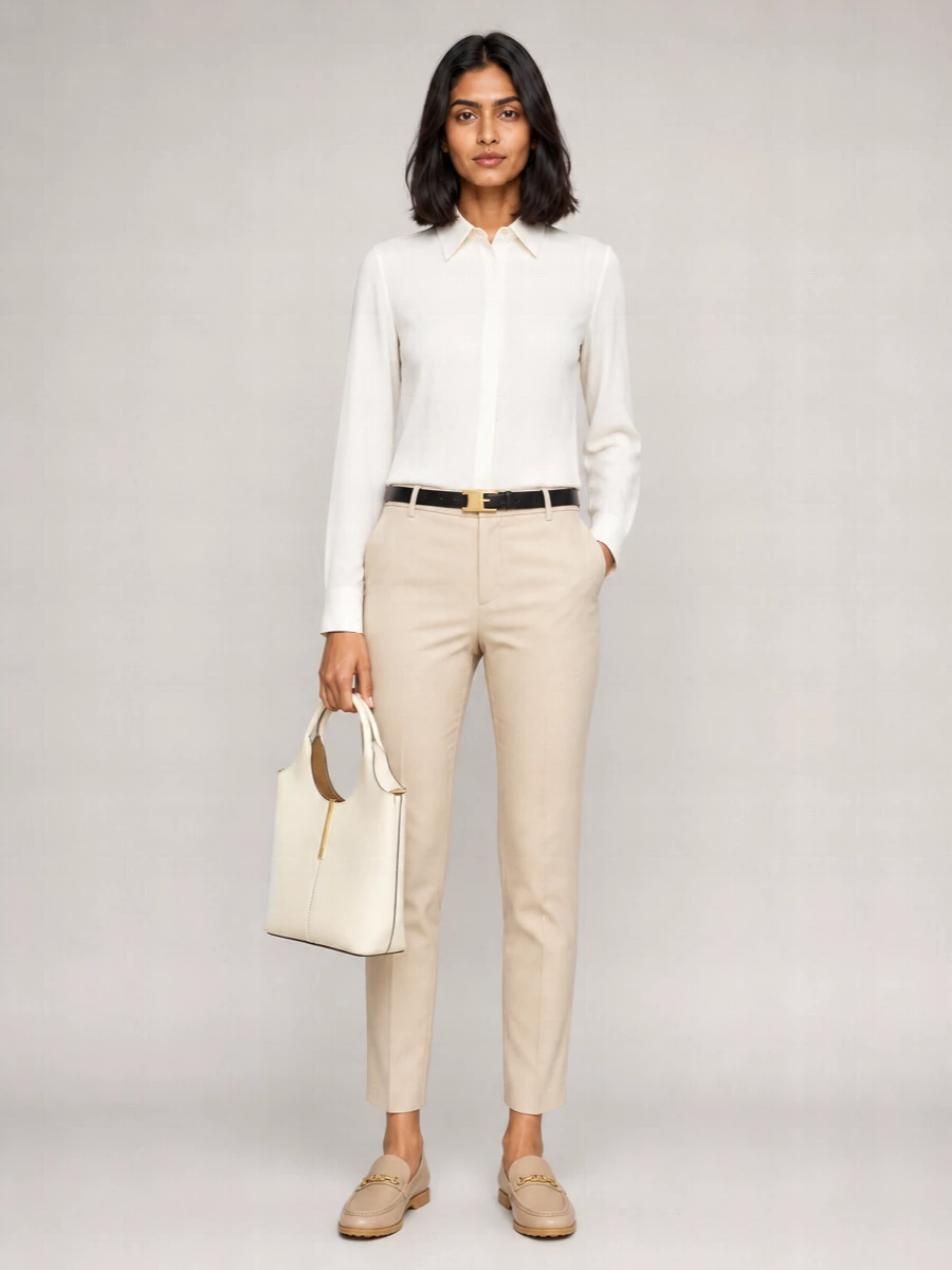 Dondup Wool Slim-Fit Trousers