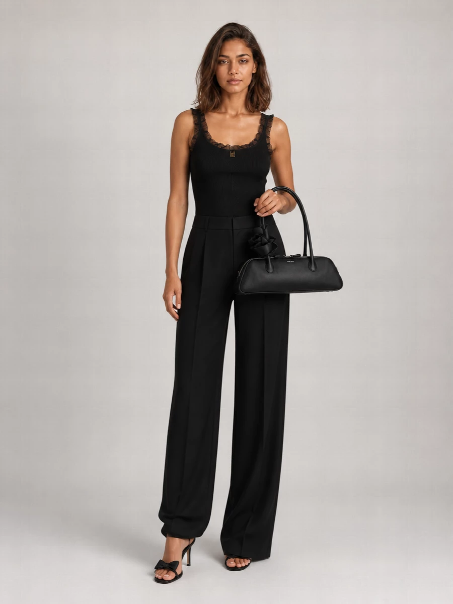 Elisabetta Franchi Ribbed Camisole Top