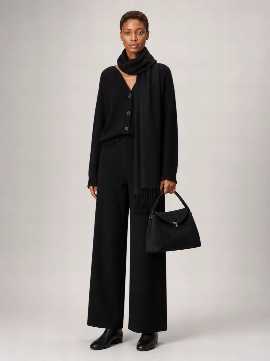 Uma Wang Cashmere Oversized V-Neck Cardigan