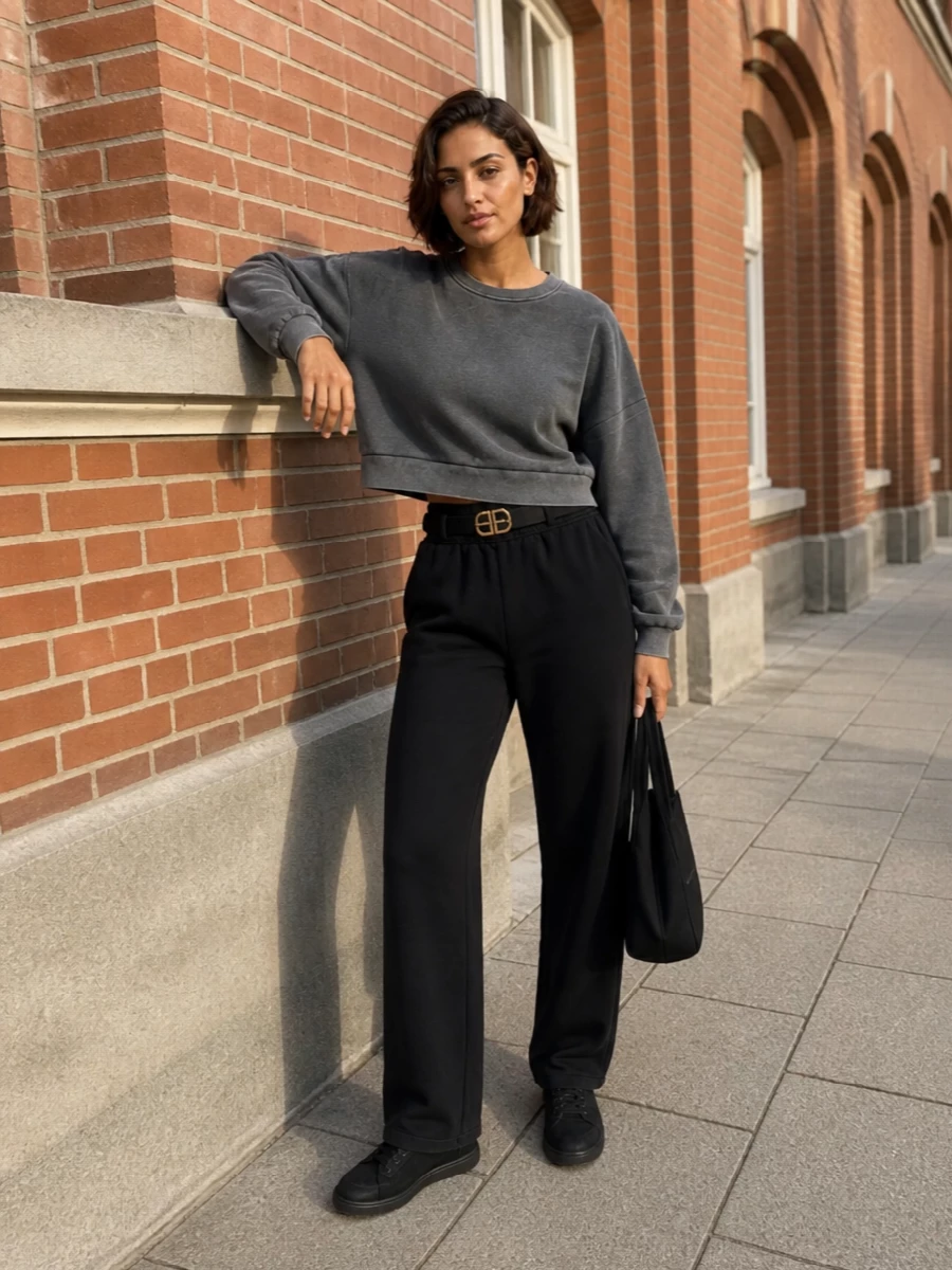 Alexander wang pants acne studios sweatshirt outfit
