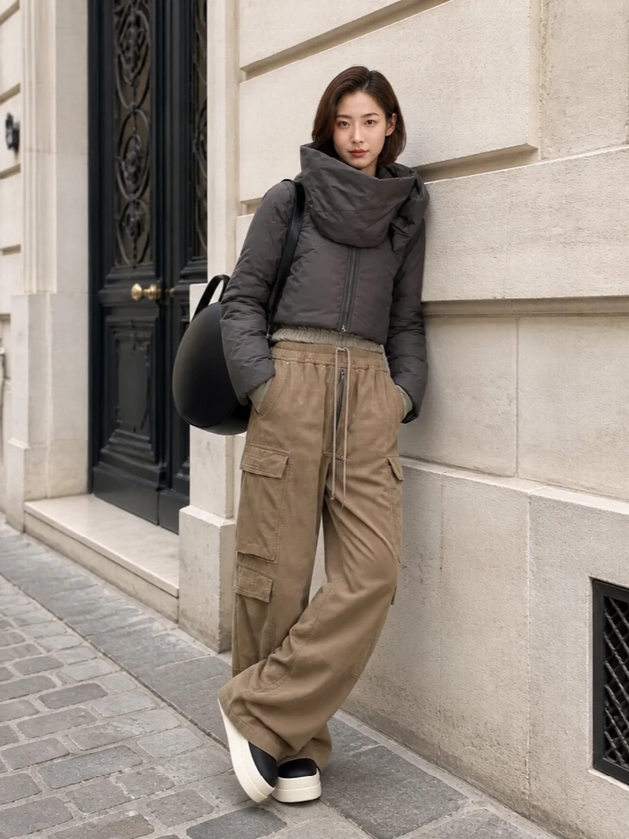 Rick owens drkshdw puffer cargos coperni backpack