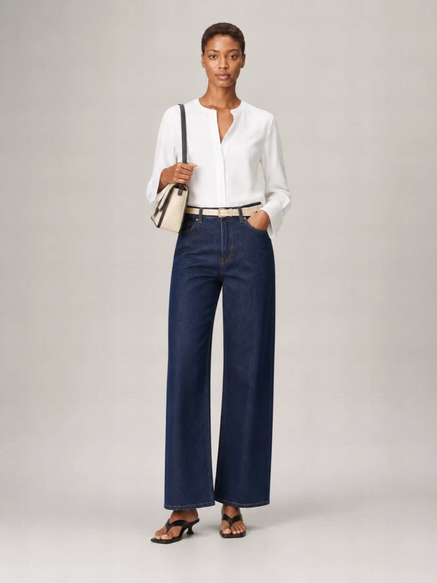 Totême Cotton Low-Rise Straight-Leg Jeans