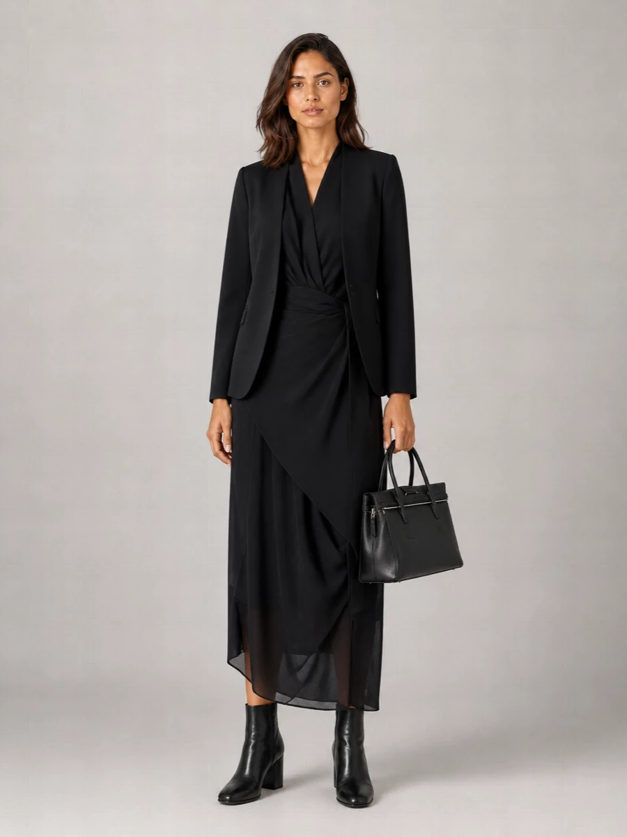 Maison Margiela Virgin Wool Collarless Blazer
