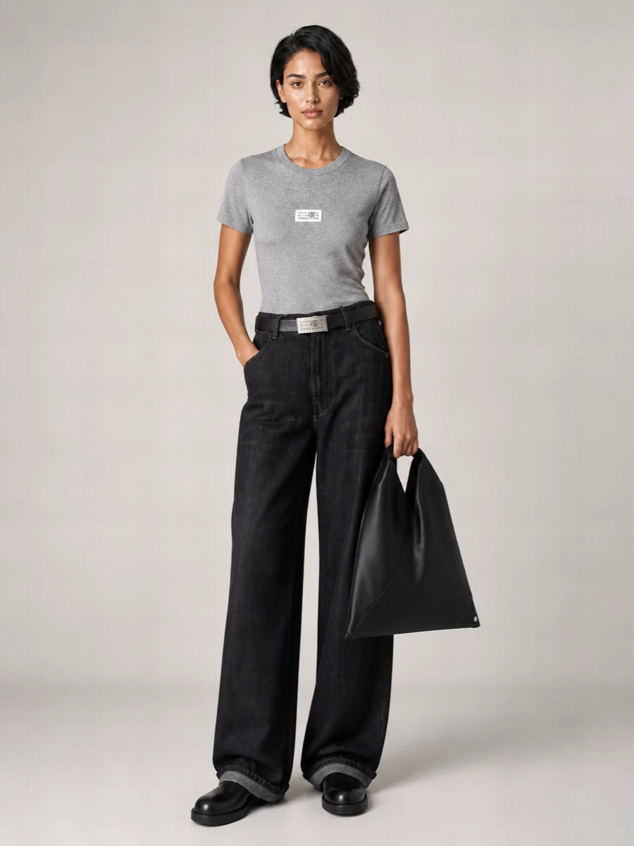 Mm6 Maison Margiela Logo Print T-Shirt