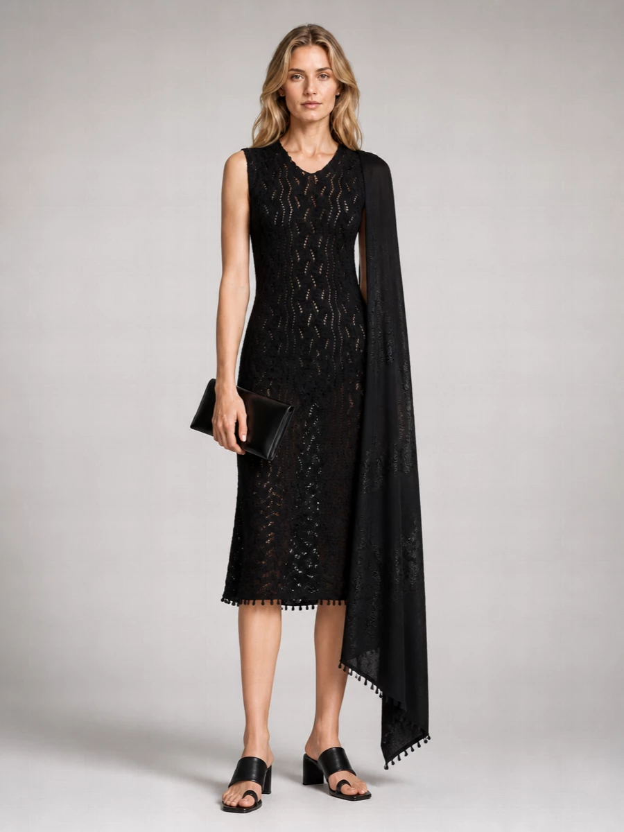 Jil Sander Cotton Knee-Length Dress