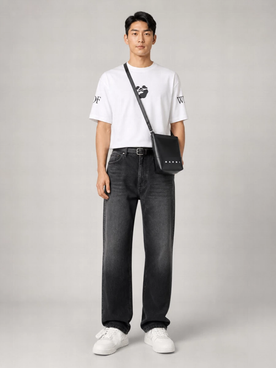 Off-White Short-Sleeve Shirt