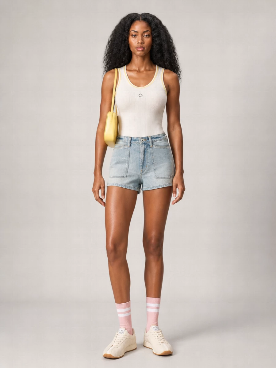 Kenzo Ribbed Sleeveless Tank Top