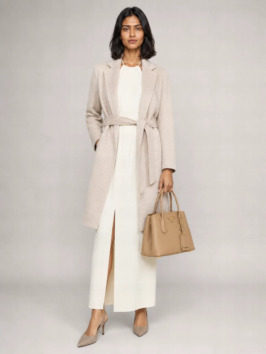 Max Mara Cashmere Wrap Coat