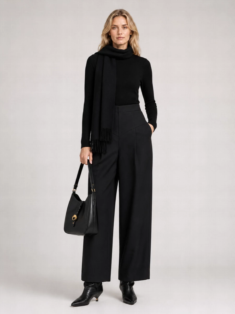 Isabel Marant Ribbed Cuff Long Sleeve Knit Pullover