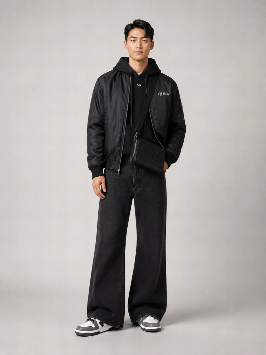 Off-White Varsity Bomber Jacket