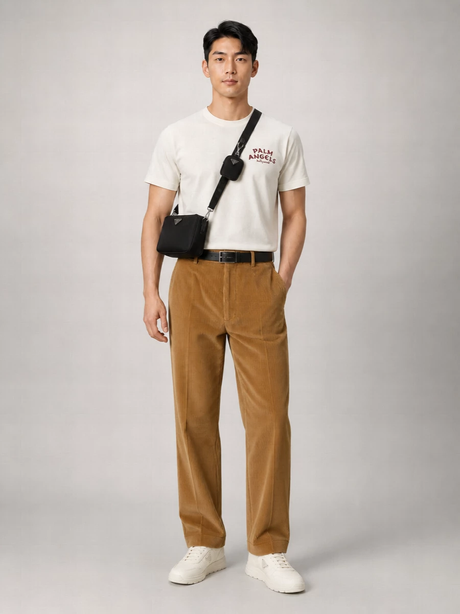 Palm Angels Oversized Cotton Logo-Print T-Shirt