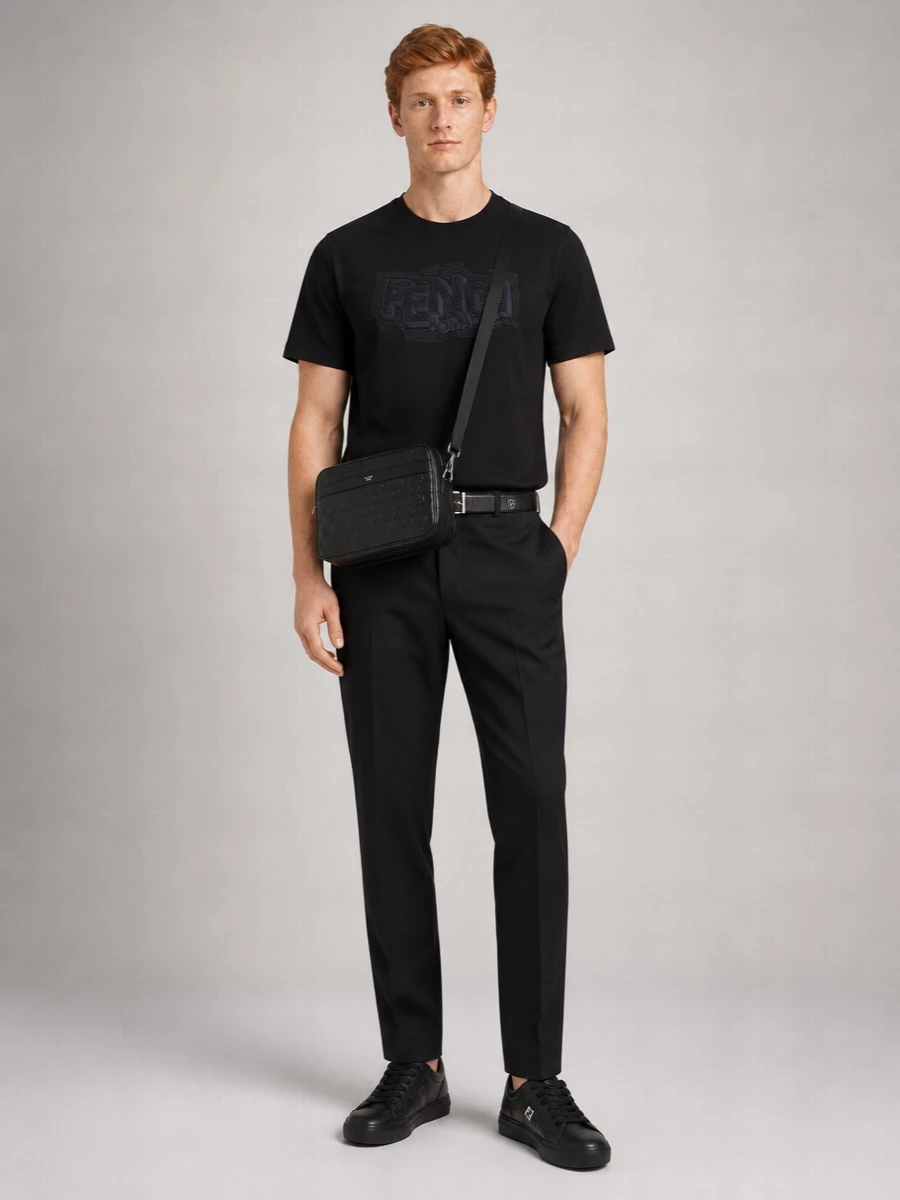 Fendi Cotton Short-Sleeve T-Shirt