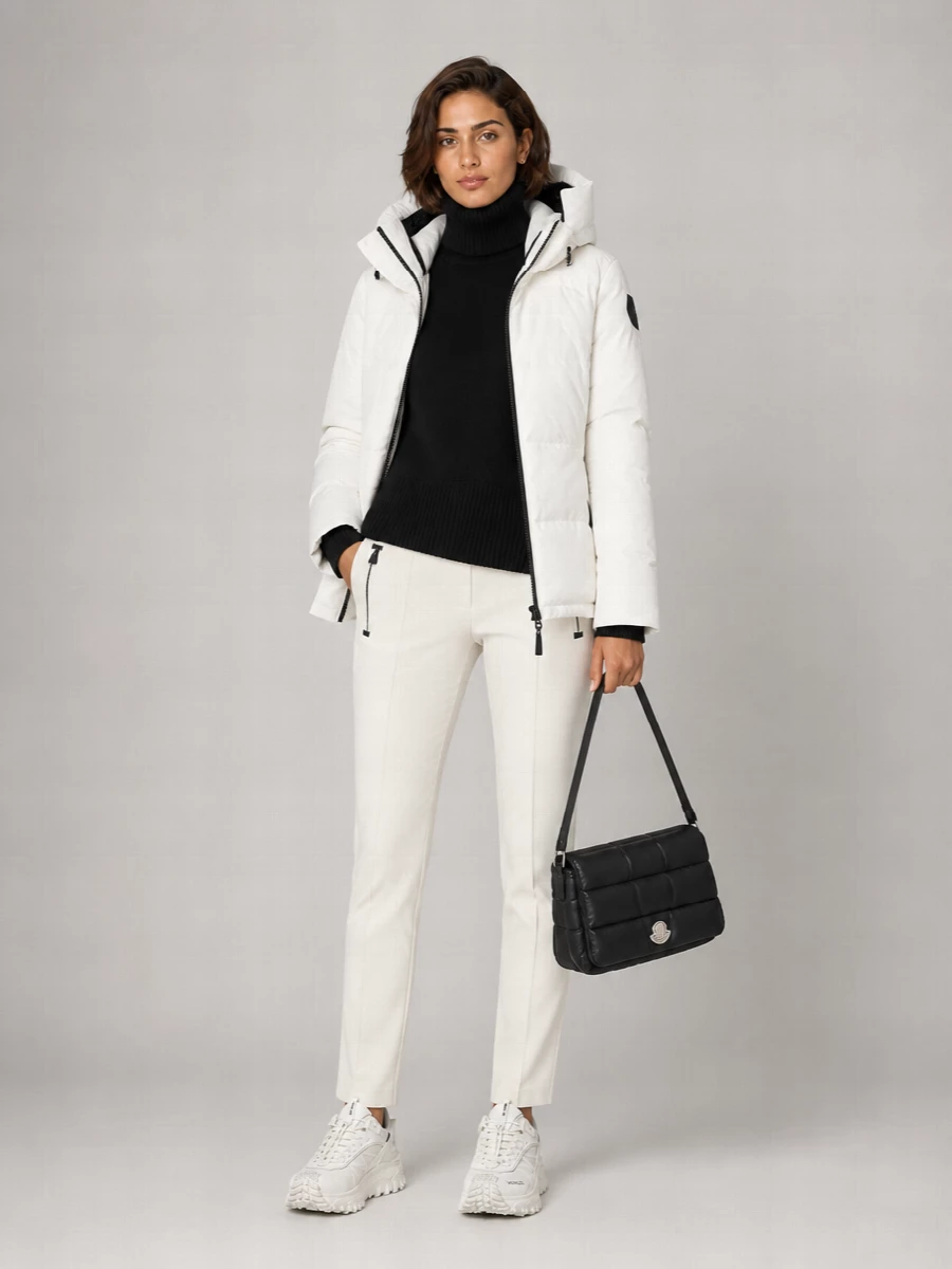 Canada Goose Hooded Jacket With Side Pockets And Cuffs