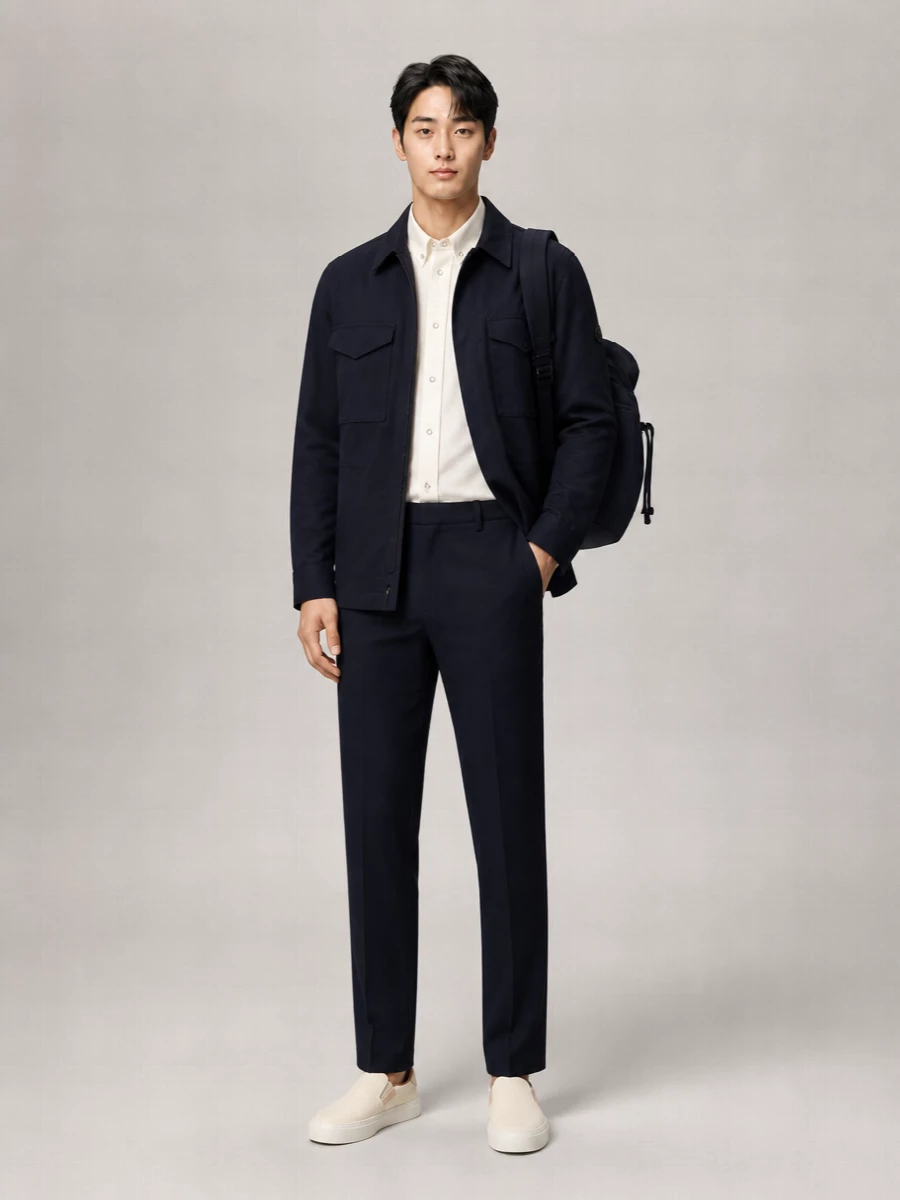 Moncler Down Shirt Jacket