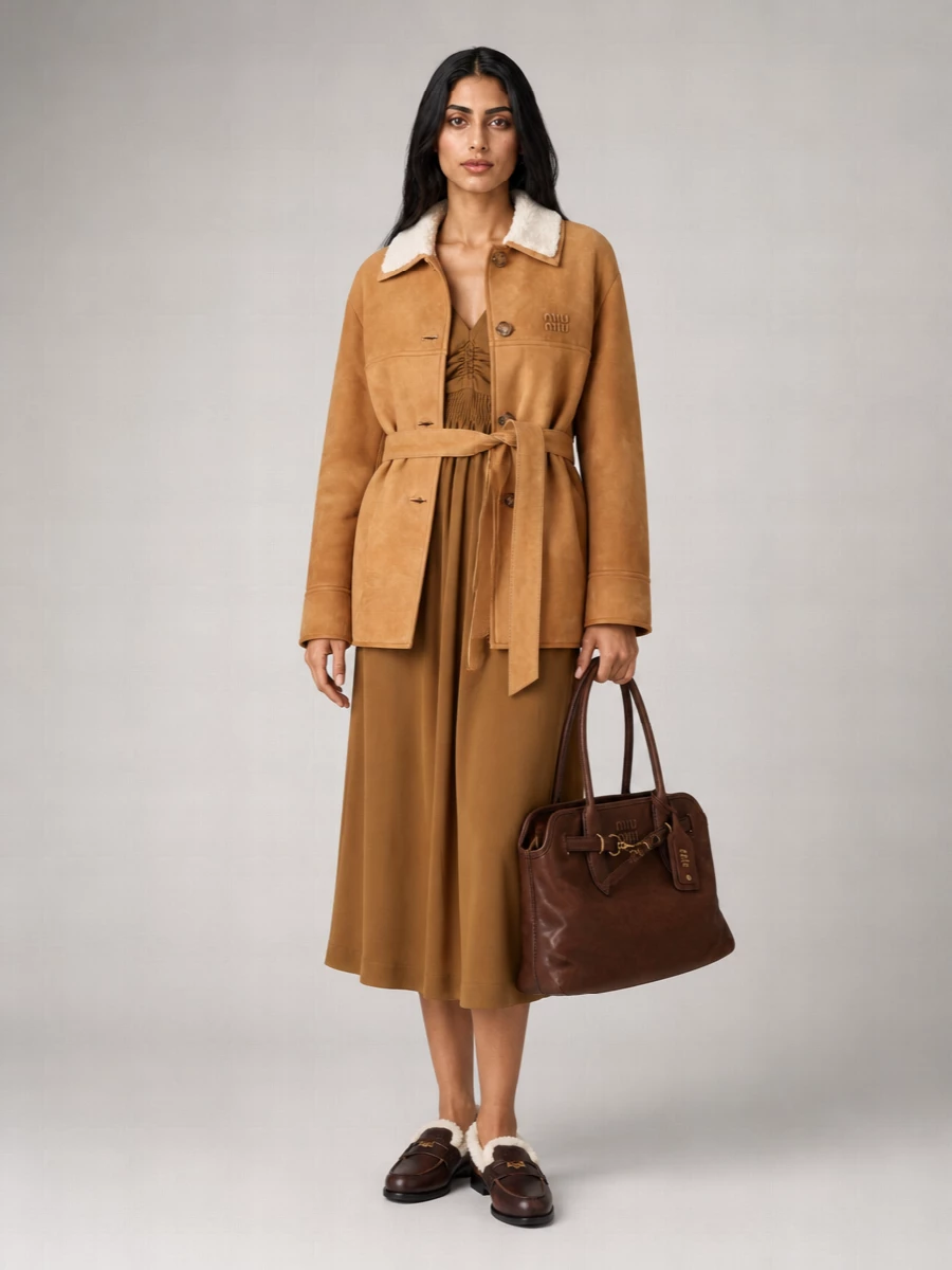 Miu Miu virgin wool single-breasted coat