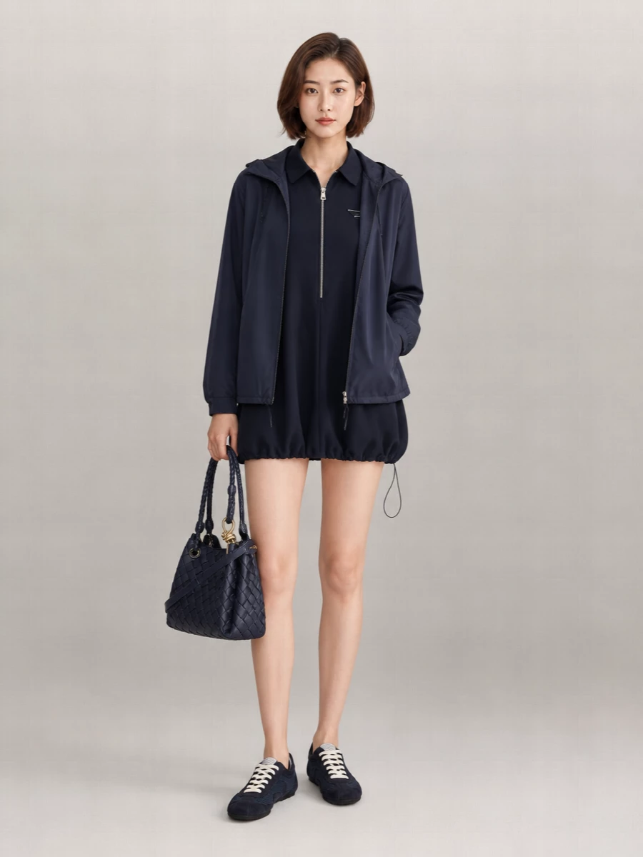 Prada Recycled Nylon Fitted Jacket