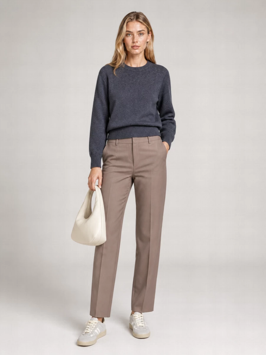 The Frankie Shop Cashmere-Blend Crewneck Sweatshirt