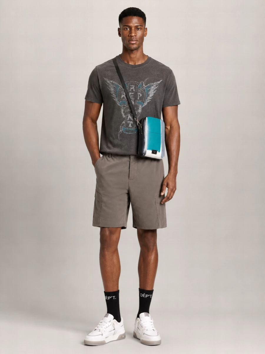 Represent Cotton Printed Short-Sleeve T-Shirt